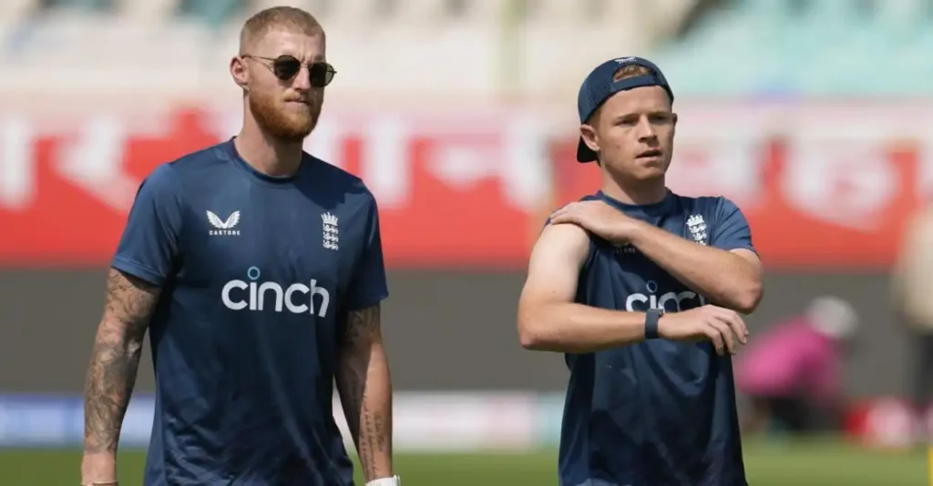 Ollie Pope Replace Ben Stockes as Test Captain 